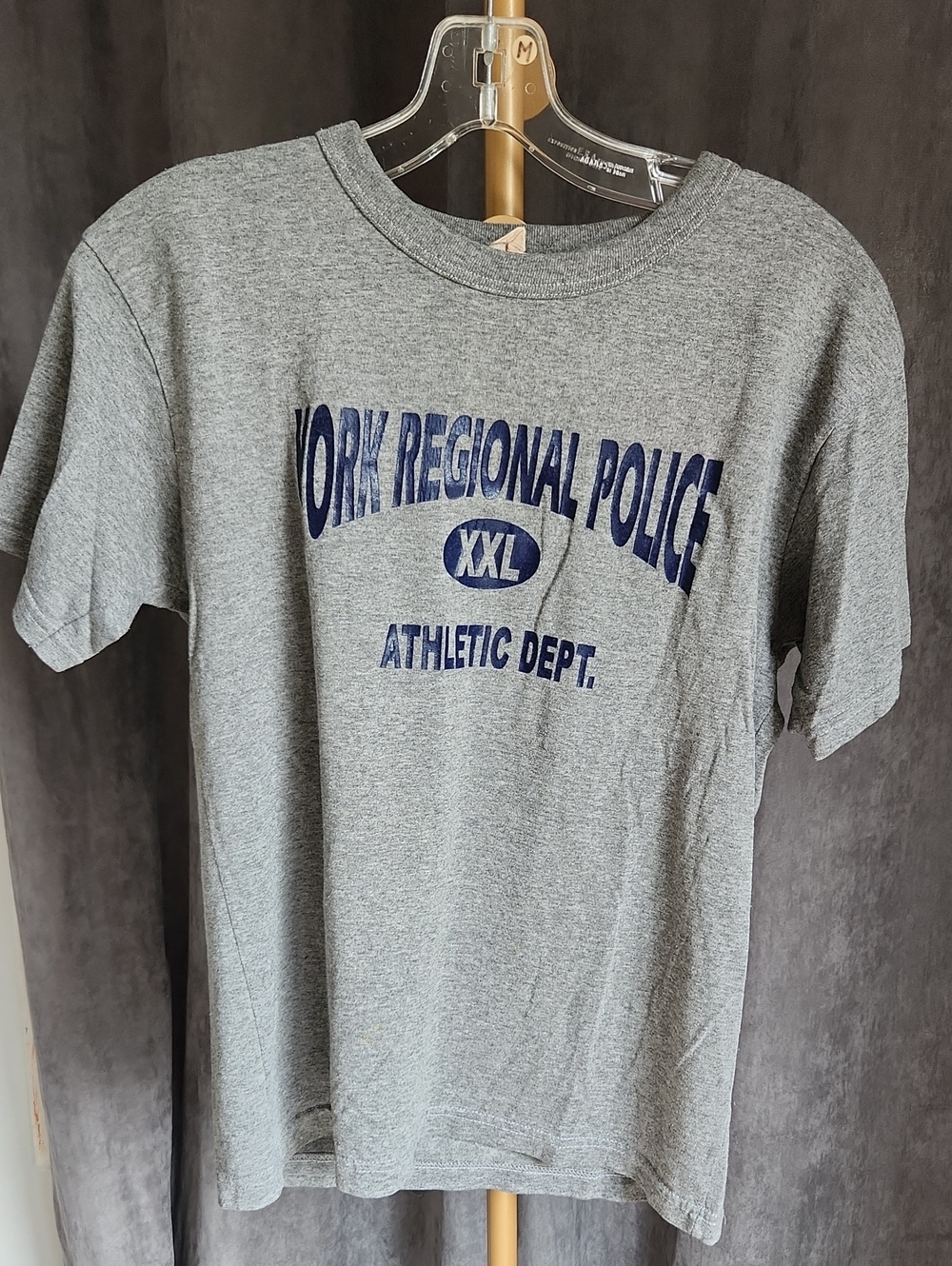 Grey 'York Regional Police' Athletic Tee